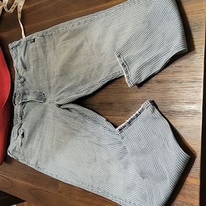 Silver Avery Skinny Pinstripe Jeans